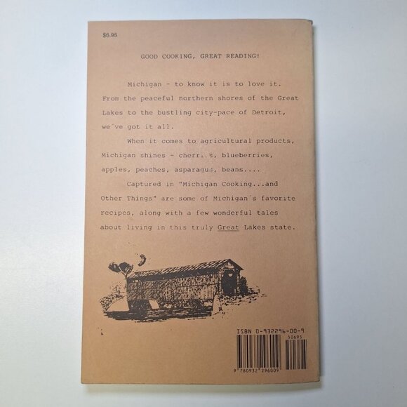 Michigan Cooking Book Other Things Carole Eberly Mackinac 1977 Stories Recipes - Picture 8 of 11